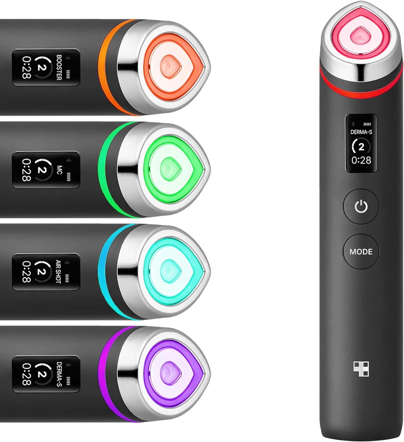 Medicube Age-R Booster Pro | 6'sı 1 Arada Gerçek Cam Parlatma Cihazı | Gelişmiş Emilim, Parlaklık, Esneklik, Gözenek Bakımı ile Cam Cilt Bakımı | LED Kırışıklık Karşıtı Cihaz | Kore Cilt Bakımı