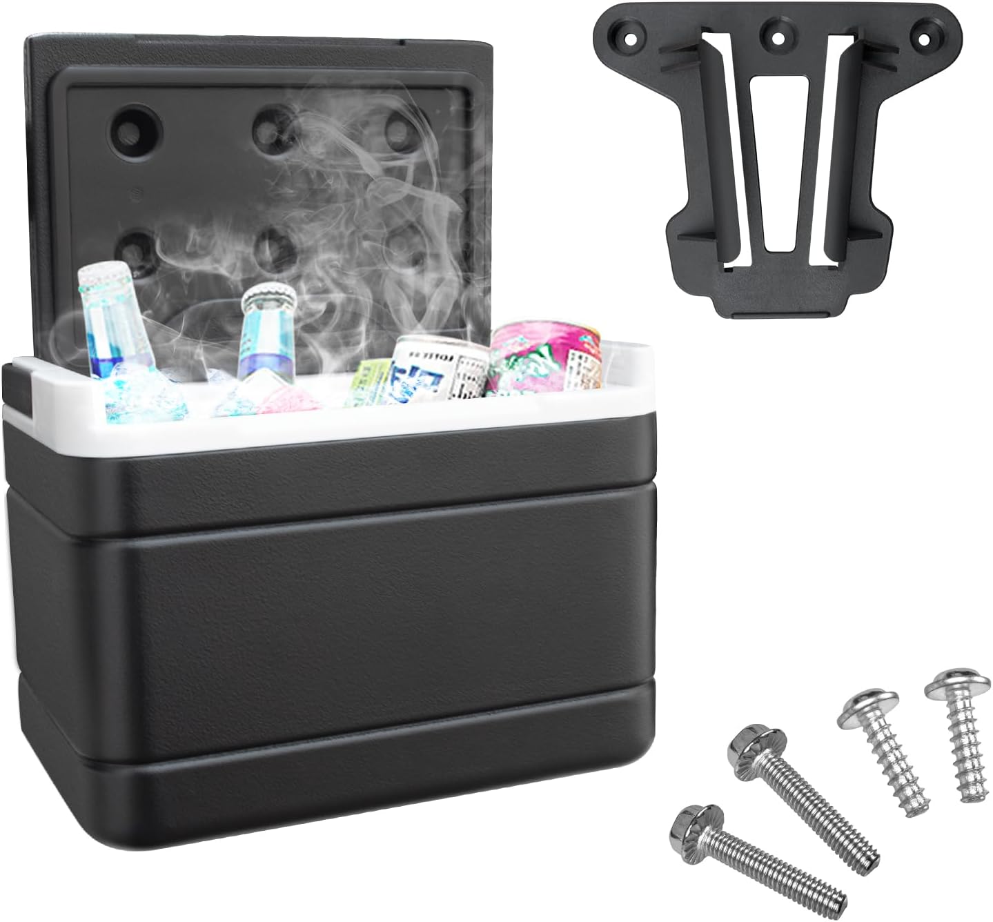 Raffreddatore per carrello da golf, dispositivo di raffreddamento isolato per carrello da golf con staffa di montaggio per Club Car Precedent Tempo e versioni successive OEM 102588101 103886801, leggero, portatile, facile installazione