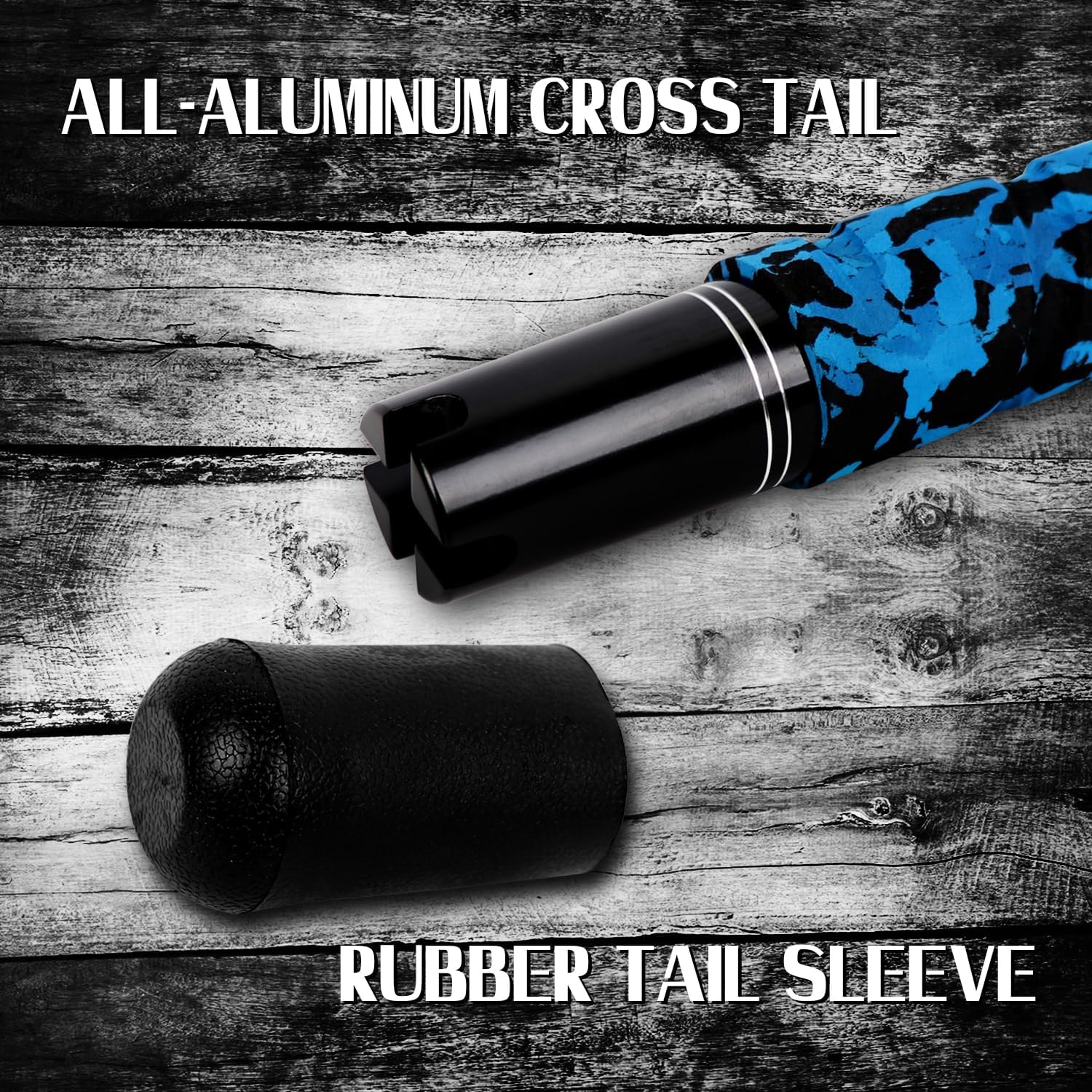 Fiblink Saltwater Fishing Rod 1Piece/2Piece Offshore Trolling Rod Big Game Deep Sea Rod Conventional Boat Blue Camouflage Fishing Pole(56/6'/7') · v3