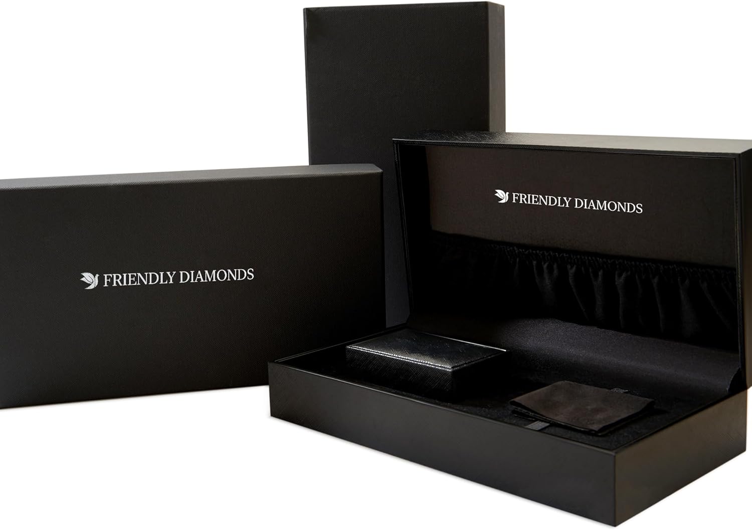 FRIENDLY DIAMONDS 0,75 Karat — 6 Karat IGI-zertifizierter laborgewachsener Diamant | Martina Solitaire Lab Diamant-Halskette aus 14 Karat oder 18 Karat Weiß-, Gelb- oder Roségold | FG-VS1-VS2-Qualität