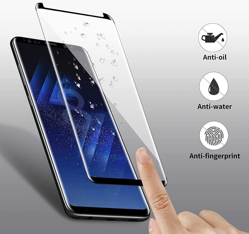 Galaxy S8 Plus Screen Protector, 3 Pack Galaxy S8 Plus Tempered Glass Screen Protecto【3 Pack 】Easy Installation, 3D Glass 9H Hardness Tempered Glass Screen Protector for Samsung Galaxy S8  Plus