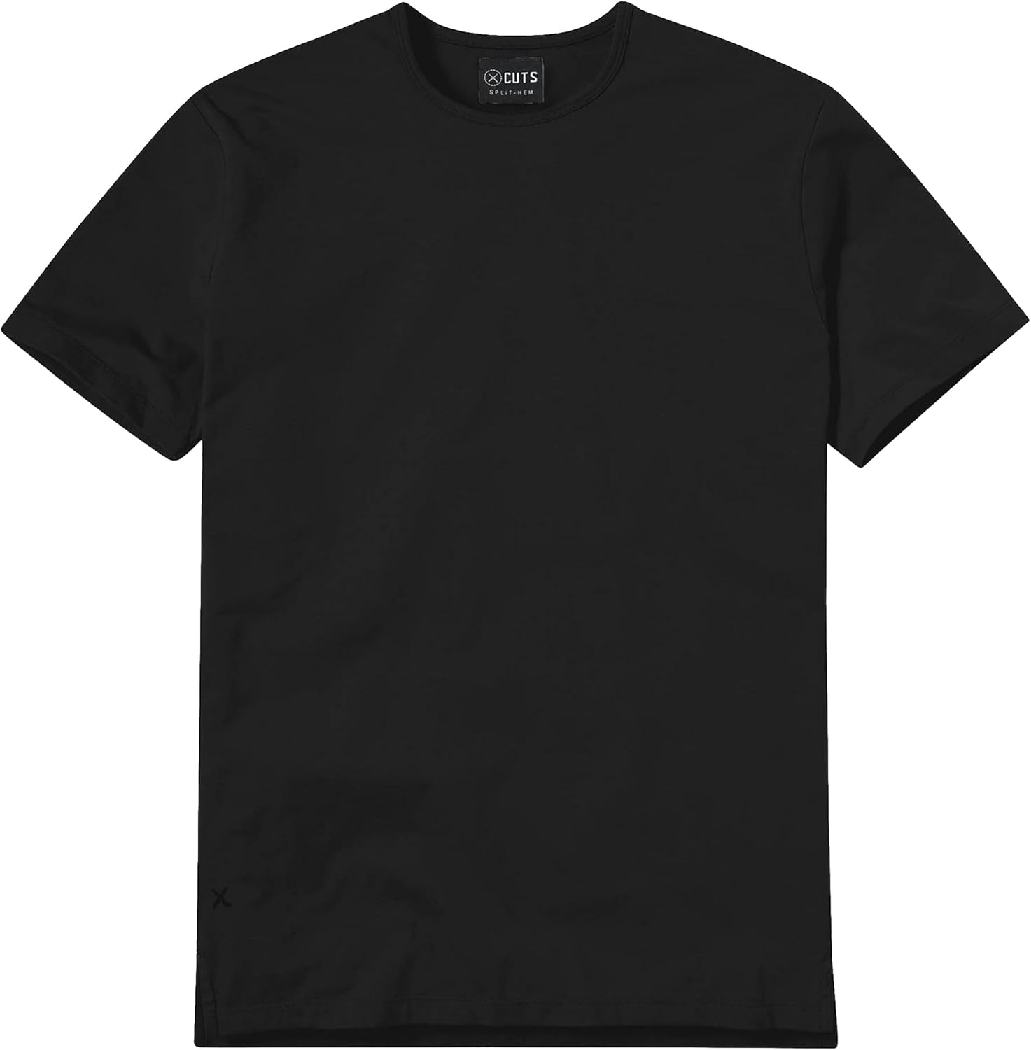 Cuts Clothing Erkek Premium AO Yuvarlak Yaka Günlük Kısa Kollu Tişört | Klasik Bölünmüş Etek | PYCA Pro Yumuşak Kumaş