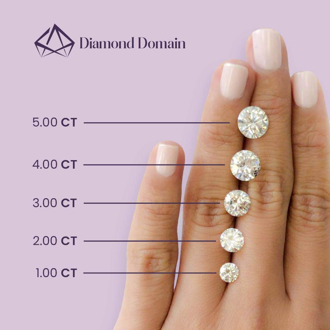 Classic Pave Band with Round Cut Lab Grown Diamond Engagement Ring in 14K Gold, Platinum (1-5 Ct, F-G Color, VS1-VS2 Clarity) - IGI Certified · v2