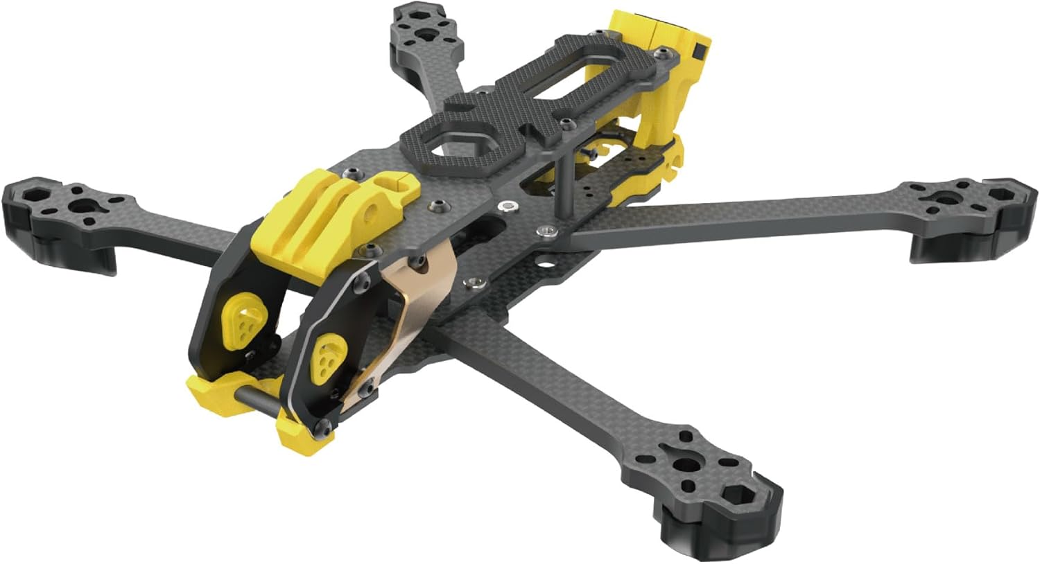 Telaio per drone FPV SpeedyBee Mario 5 DC versione avanzata - passo 227 mm, design leggero, testa in lega di alluminio CNC, compatibile con l'unità aerea DJI O3, ideale per il volo cinematografico e freestyle