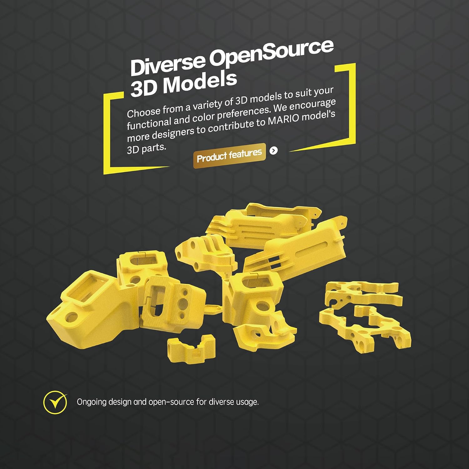 Telaio per drone FPV SpeedyBee Mario 5 DC versione avanzata - passo 227 mm, design leggero, testa in lega di alluminio CNC, compatibile con l'unità aerea DJI O3, ideale per il volo cinematografico e freestyle