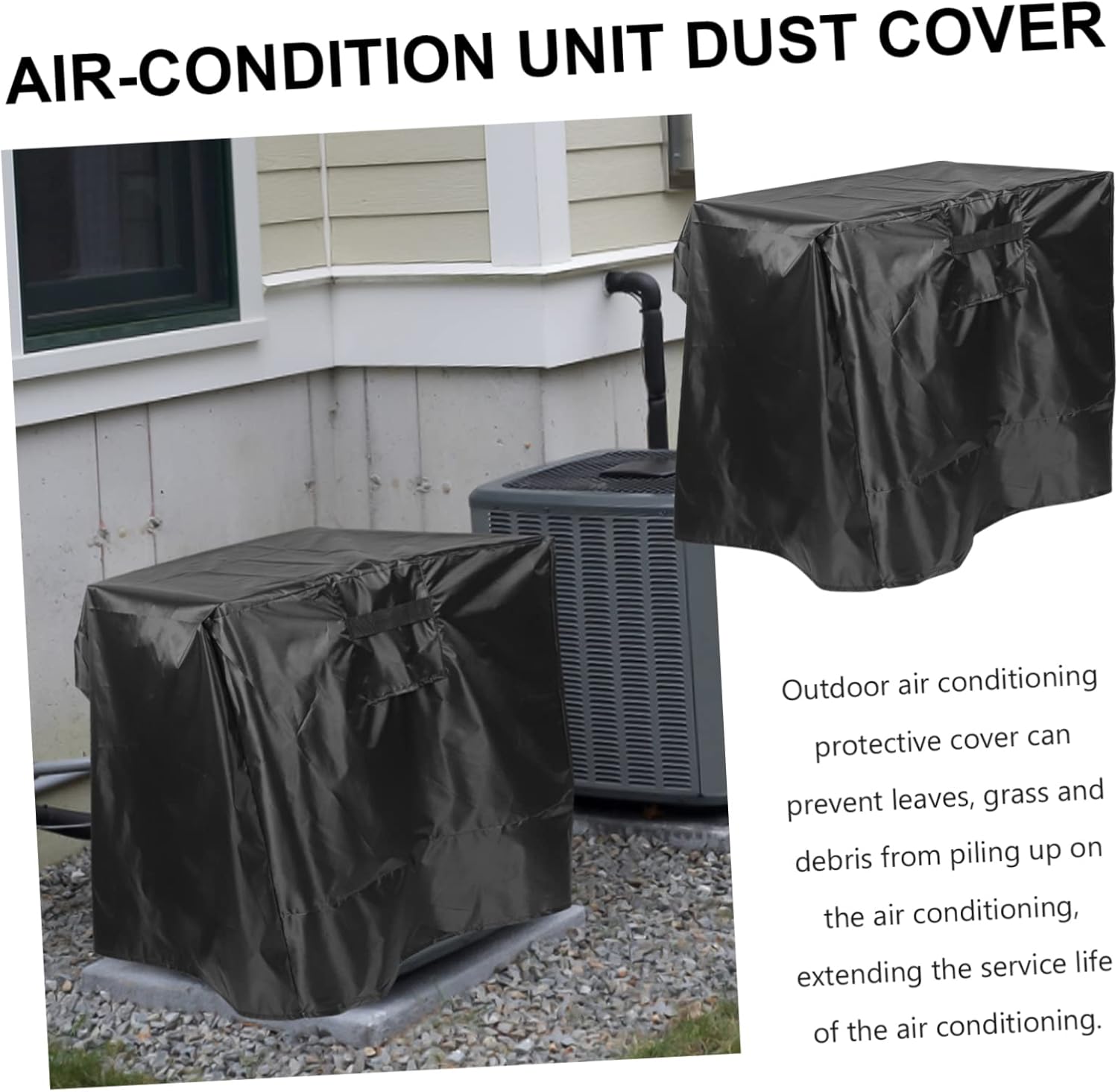 BESTOYARD 3pcs Outdoor Air Conditioner Cover Ac Outside Units Covers Air Conditioner Dust Cover Air Conditioner Accessories Outdoor Ac The Outdoor Unit Sofa Cover Oxford Cloth · v4