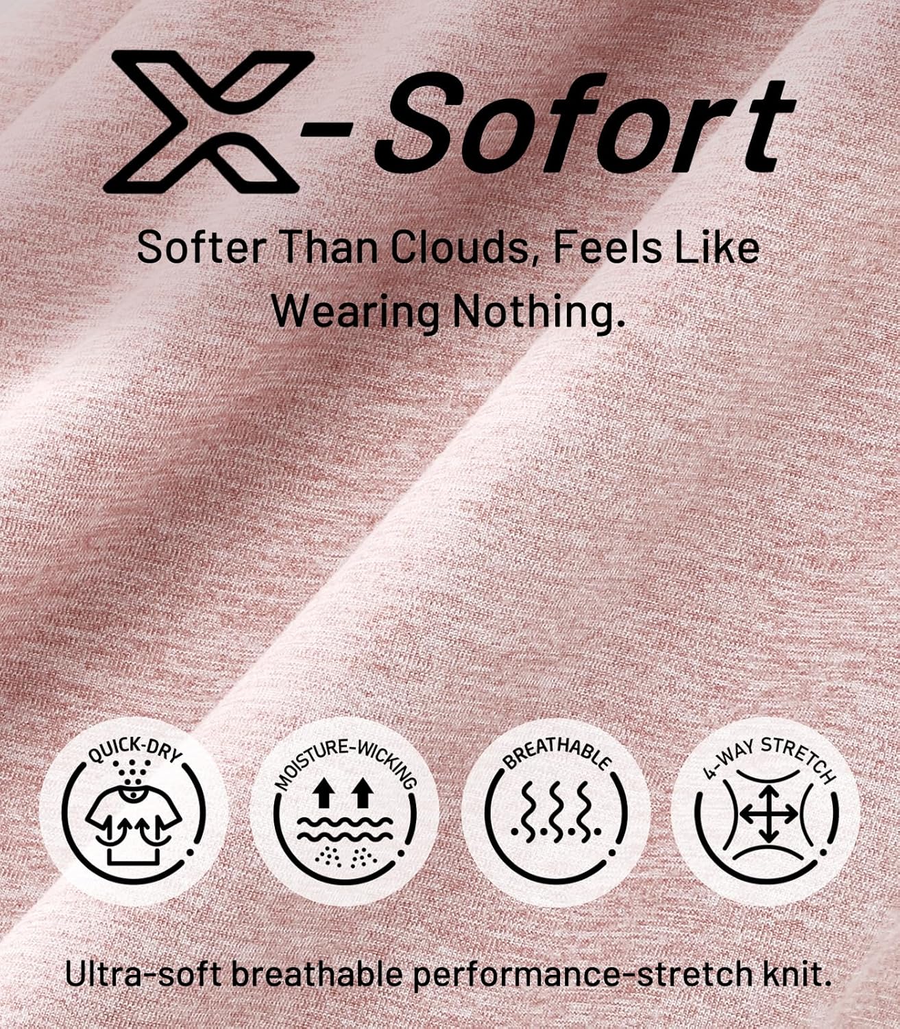 MIER Mens T Shirts Short Sleeve Dry Fit Soft Athletic Tshirt Moisture Wicking Active Casual Running Tee Tops, Crew Neck · v2