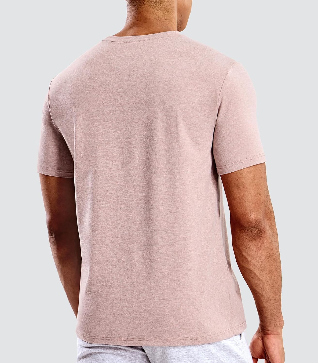 MIER Mens T Shirts Short Sleeve Dry Fit Soft Athletic Tshirt Moisture Wicking Active Casual Running Tee Tops, Crew Neck · v2