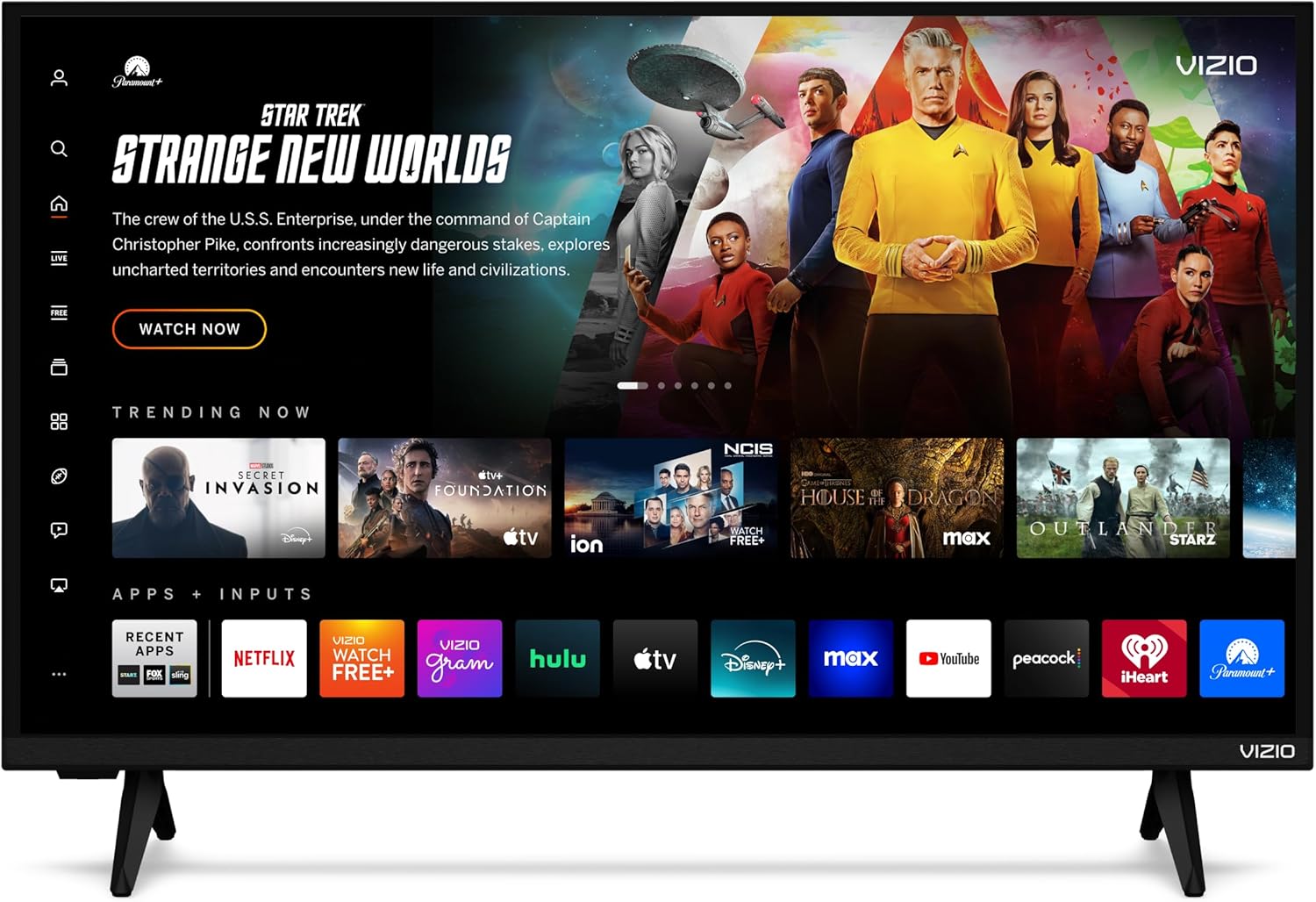 Téléviseur intelligent VIZIO 40 pouces Full HD 1080p avec DTS Virtual : X, compatibilité Alexa, Chromecast intégré, compatible avec les écouteurs Bluetooth, (VFD40M-08 nouveau)