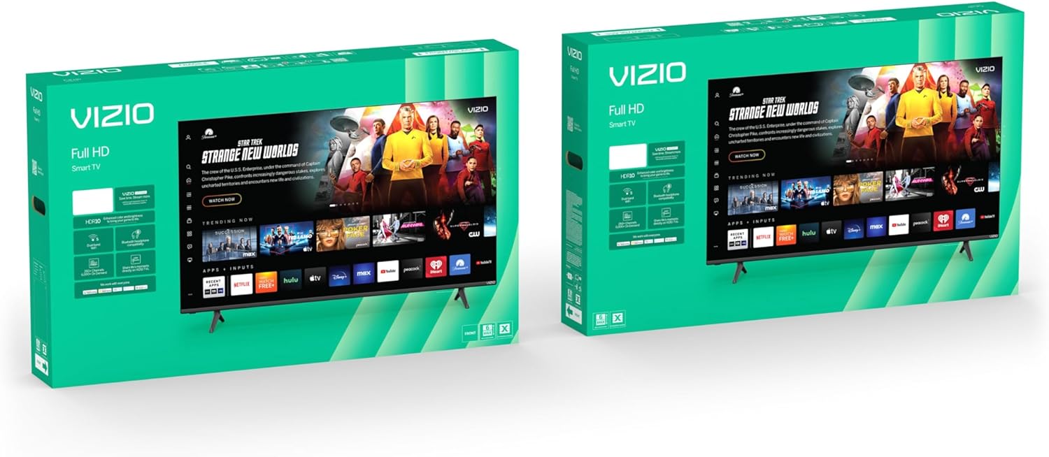 VIZIO 32-inch Full HD 1080p Smart TV with DTS Virtual: X, Alexa Compatibility, Chromecast Built-in, Bluetooth Headphone Capable, (VFD32M-08 New) · v2