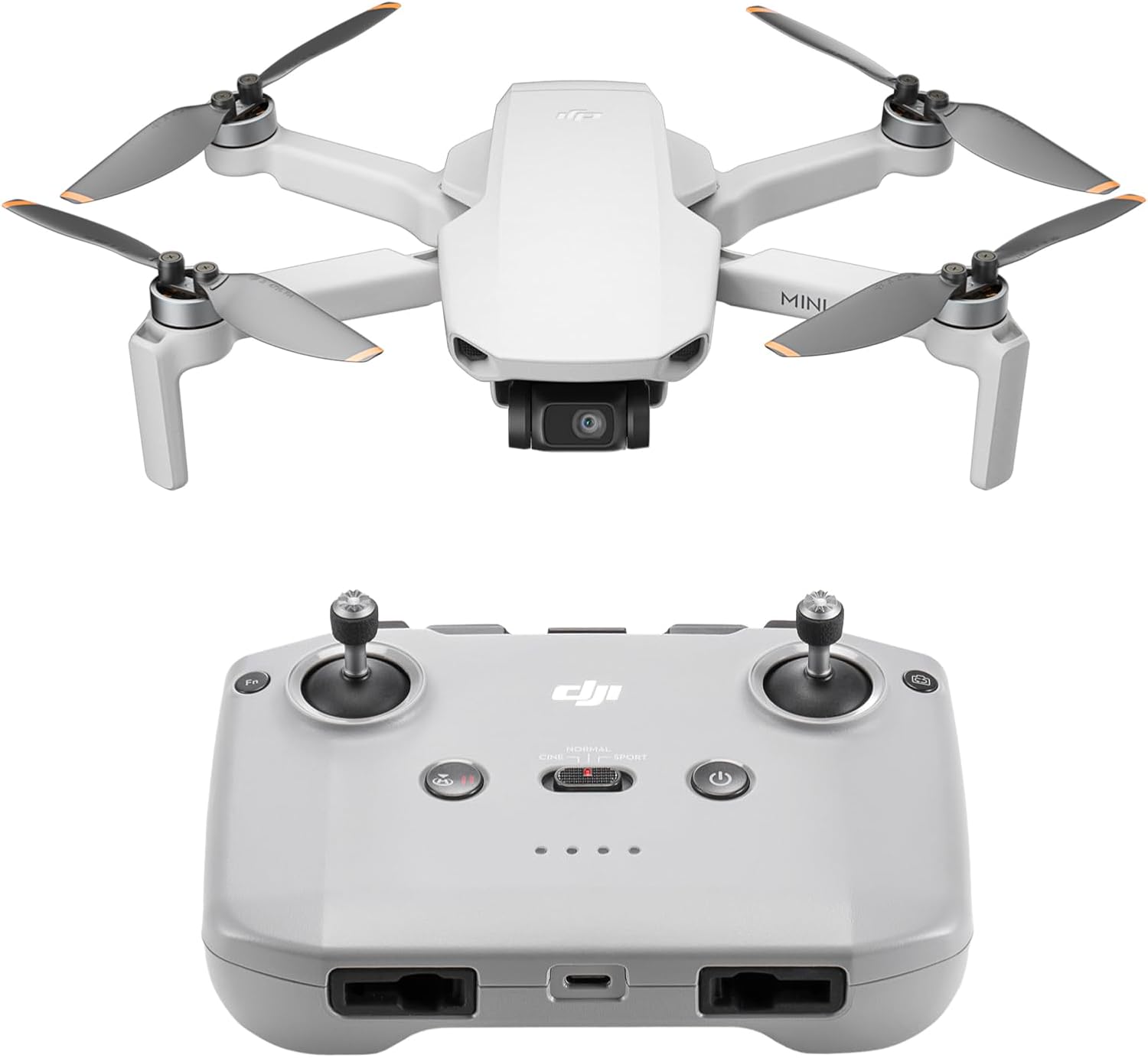 DJI Mini 4K, drone avec caméra 4K UHD pour adultes, moins de 249 g, stabilisation par cardan sur 3 axes, transmission vidéo 10 km, retour automatique, résistance au vent, 1 batterie pour 31 minutes de vol maximum, vol intelligent