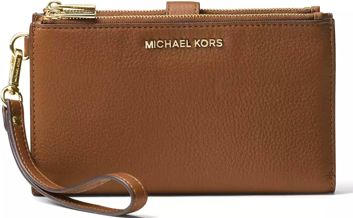Michael Michael Kors Jet Set Medium Pocket Tote Bag Luggage Bundle with Jet Set Large Leather Smartphone Wristlet Wallet Luggage. · v4