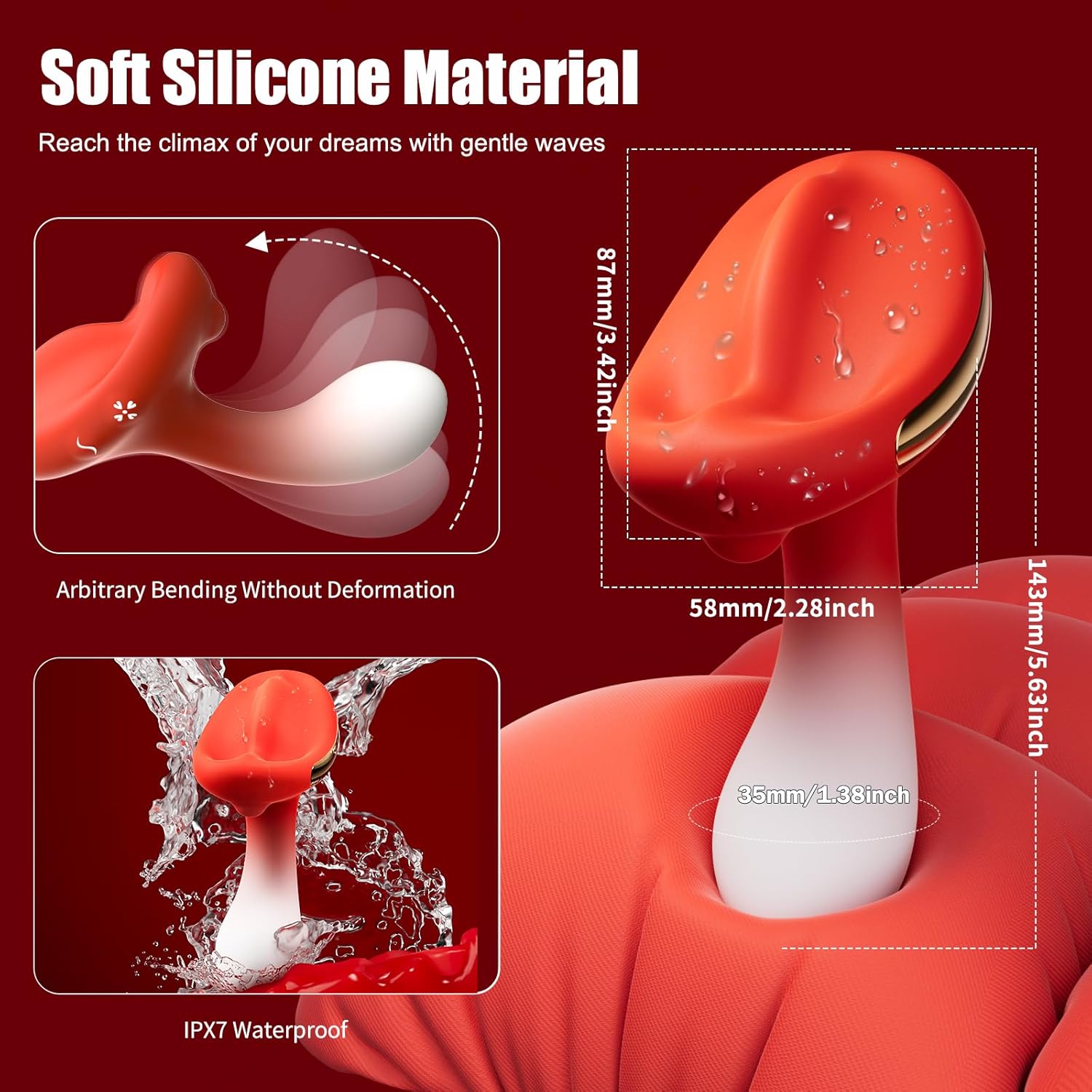 Vibrator Sex Toys for Women, Clitoral G Spot Stimulation Vibrators with 10 Clit  10 Dildo Vibrating Modes Adult Sex Toys, Bullet Mini Vibrator Female Couples Rose Sex Toy Nipple Toys Sex Machine · v2