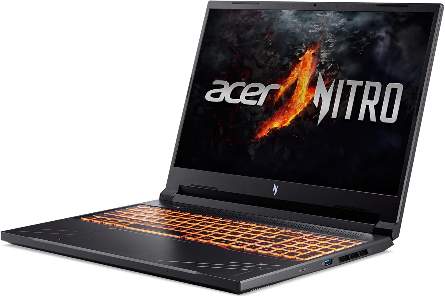 Computer portatile da gioco Acer Nitro V | Processore AMD Ryzen 7 8845HS Octa-Core con capacità AI | GPU per laptop NVIDIA GeForce RTX 4060 | Display 16 WUXGA IPS 165 Hz | DDR5 da 16 GB | SSD di quarta generazione da 1 TB | Wi-Fi 6E | ANV16-41-R5J0