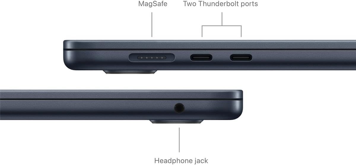 Apple 2024 MacBook Air 15-inch Laptop with M3 chip, 16GB Unified Memory, 1TB SSD Storage, Midnight - Z1BV0006P · v3