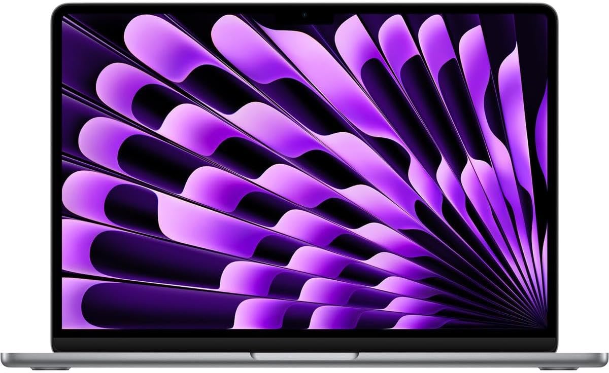 Apple 2024 MacBook Air 13-Zoll-Laptop mit M3-Chip, 16 GB Unified Memory, 256 GB SSD-Speicher, Space Grey — Z1B60016J
