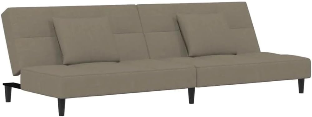 The 2-seat Sofa Bed Comes with Two Light Gray Cushions for A Moderns Living Room Sofa Comfort Styles Sofa · v3
