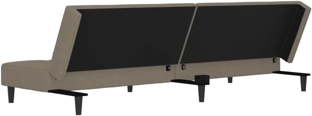 The 2-seat Sofa Bed Comes with Two Light Gray Cushions for A Moderns Living Room Sofa Comfort Styles Sofa · v3