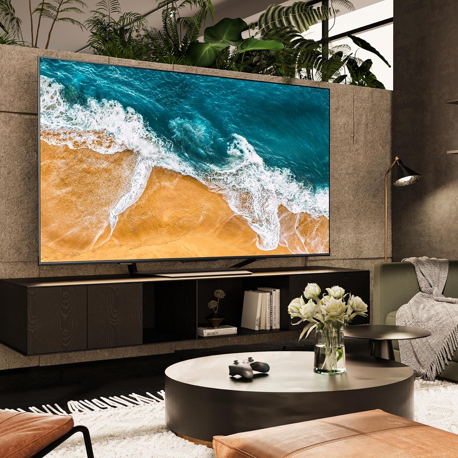 Hisense 55-Inch Class U7 Series Mini-LED ULED 4K UHD Google Smart TV (55U7N, 2024 Model) - QLED, Native 144Hz, Motion Rate 480, Full Array Local Dimming, Game Mode Pro, Alexa Compatibility · v3