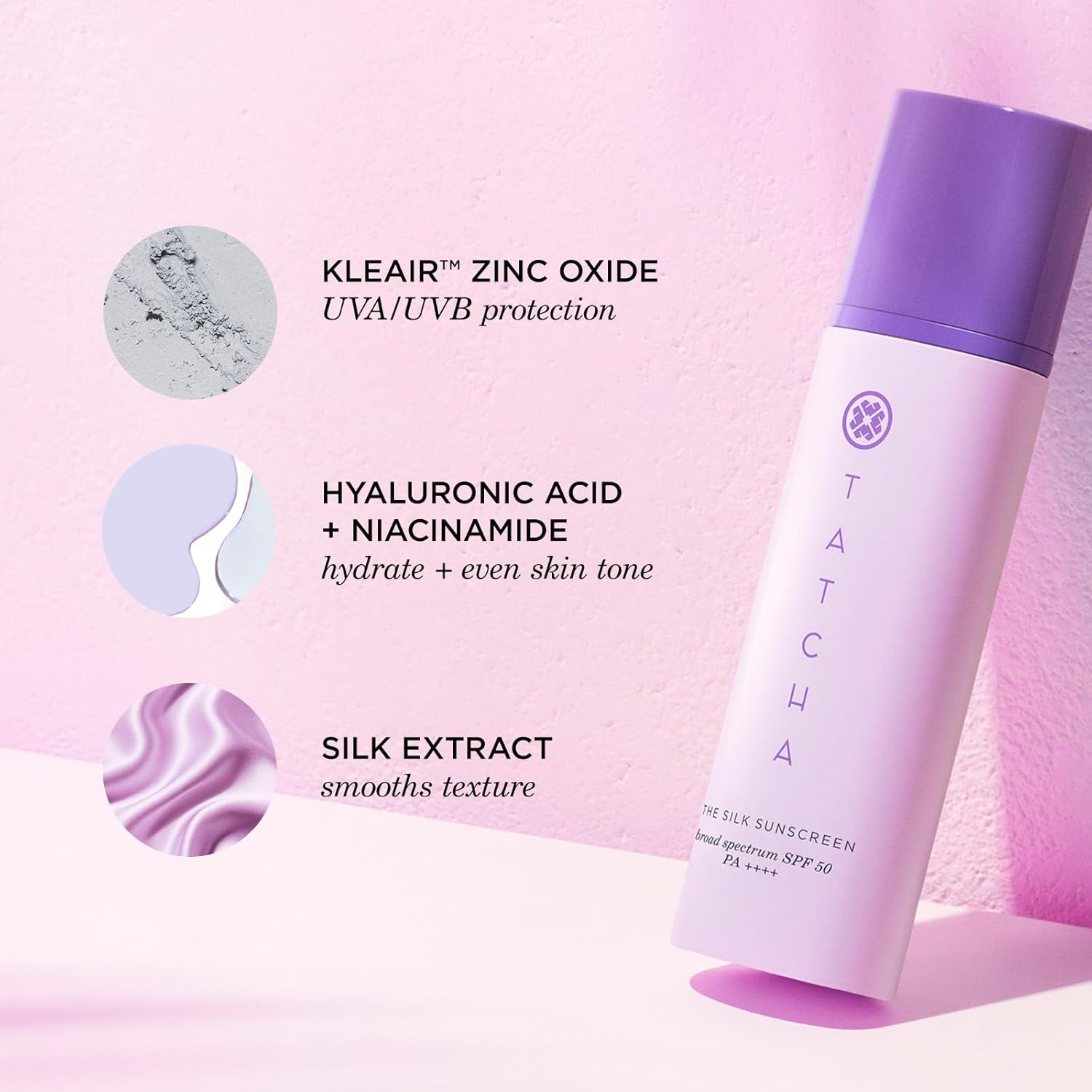 ครีมกันแดด The Silk Sunscreen | Broad Spectrum SPF 50 PA ครีมกันแดดเนื้อบางเบา