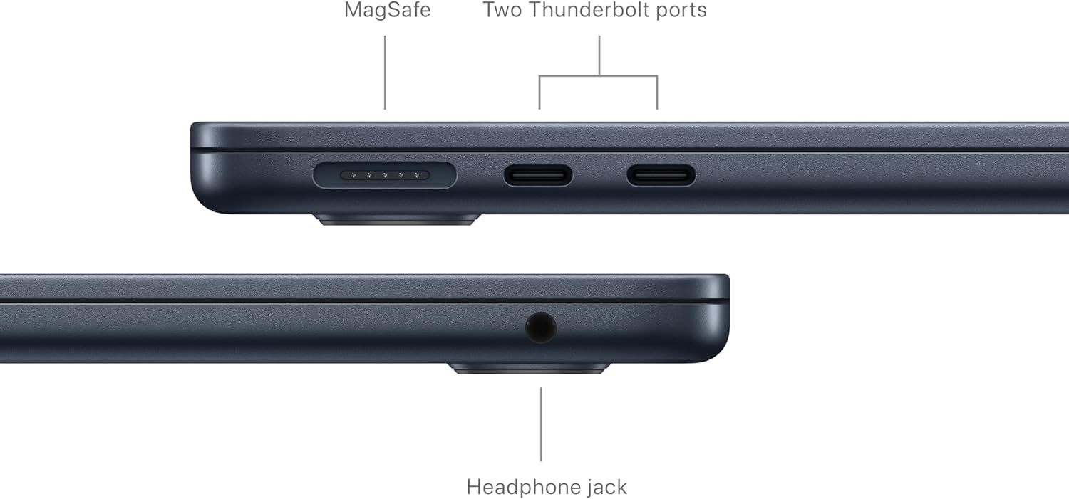 Apple Apple MacBook Air 13, Apple M3 chip with 8core CPU, 10core GPU, 24GB RAM, 1TB SSD, 35W Dual USB-C (Midnight) · v3