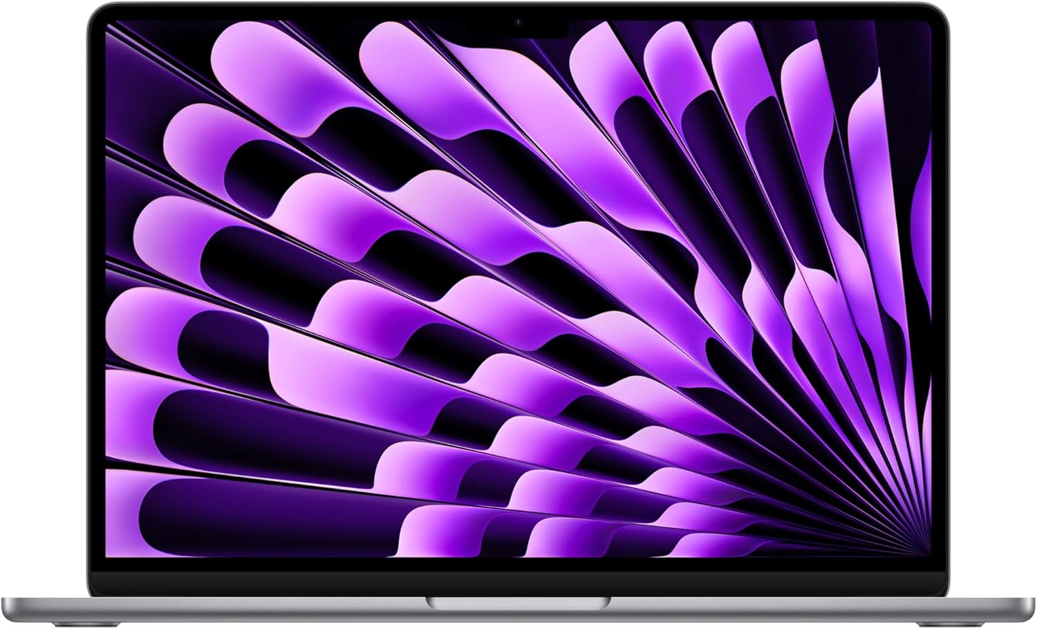 Apple MacBook Air 13.6 dengan Liquid Retina Display, Chip M3 dengan CPU 8-Core dan GPU 10-Core, Memori 16GB, SSD 256GB, Adaptor Daya USB-C 30W, Space Grey, Awal 2024