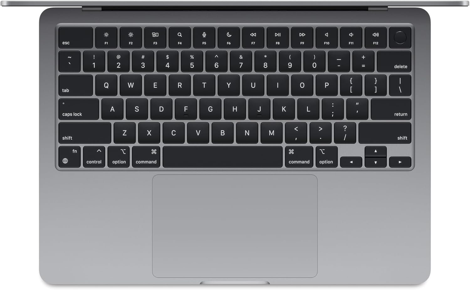 Apple MacBook Air 13,6 mit Liquid Retina Display, M3-Chip mit 8-Core-CPU und 10-Core-GPU, 16 GB Speicher, 256 GB SSD, 30-W-USB-C-Netzteil, Space Grey, Anfang 2024