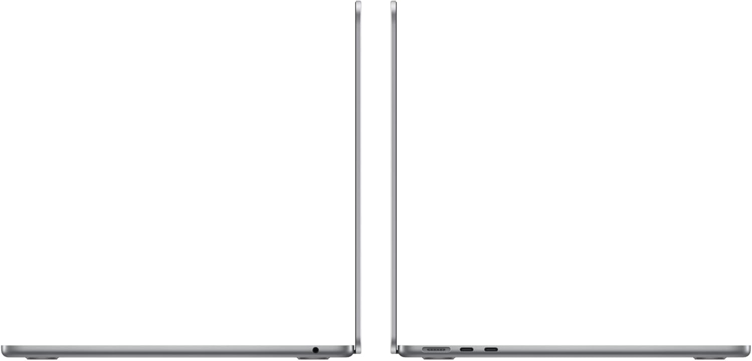 Apple MacBook Air 13,6 mit Liquid Retina Display, M3-Chip mit 8-Core-CPU und 10-Core-GPU, 16 GB Speicher, 256 GB SSD, 30-W-USB-C-Netzteil, Space Grey, Anfang 2024