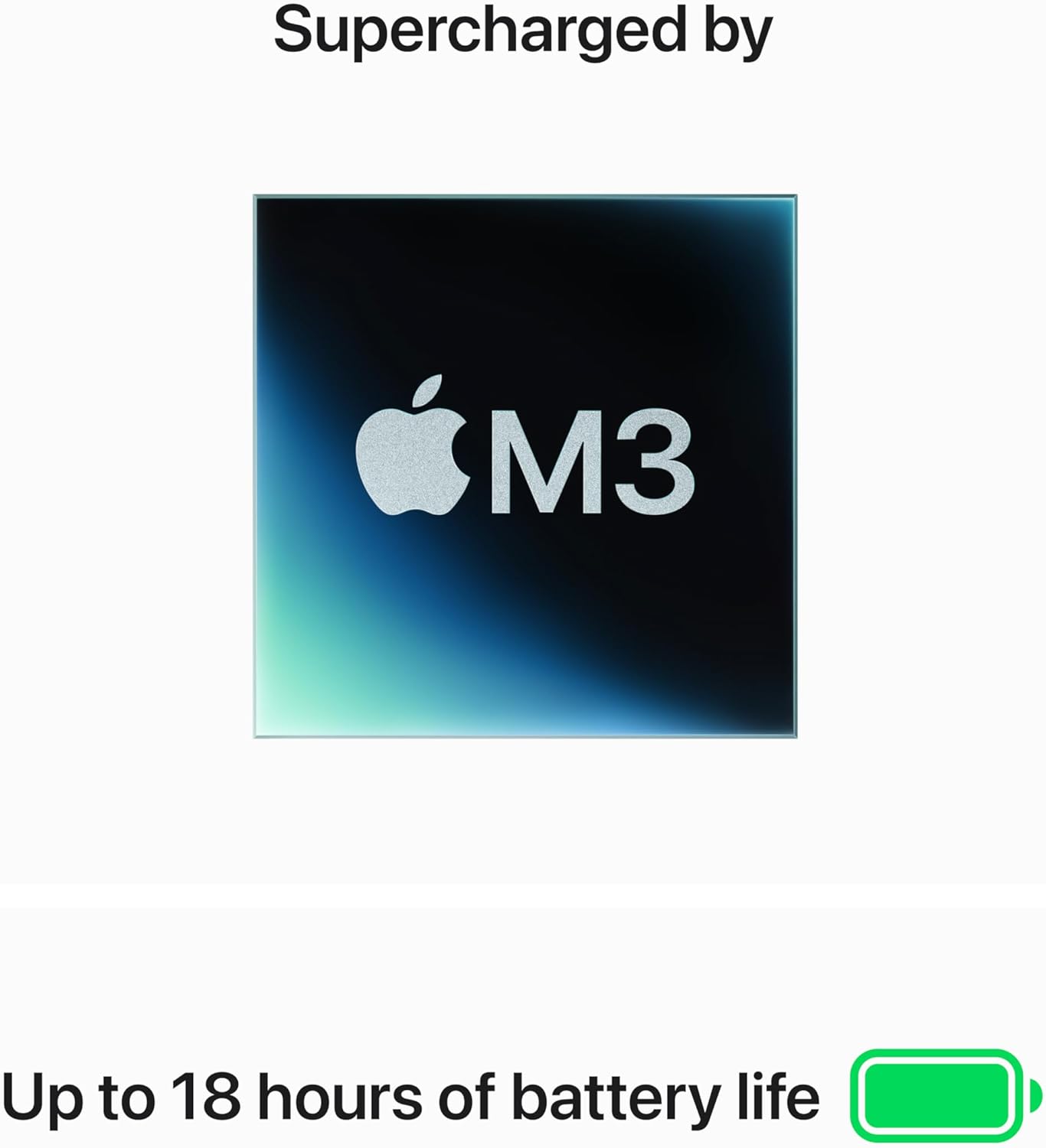 Apple MacBook Air 15.3 mit M3-Chip (Anfang 2024) — Mitternacht, 8-Core/10-Core, 24 GB, 35 W Dualadapter, 2 TB SSD