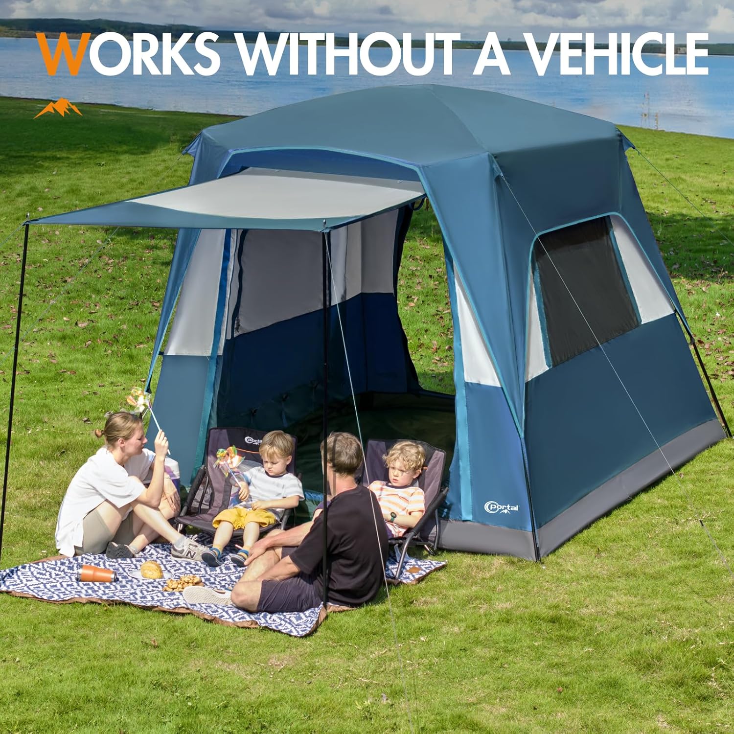 PORTAL 5-Person SUV Tent with Porch, 2-in-1 Car Camping Tent, Water-Resistant  Windproof, Trunk Tent with 2 Doors for Travel amp; Outdoor Adventures · v7
