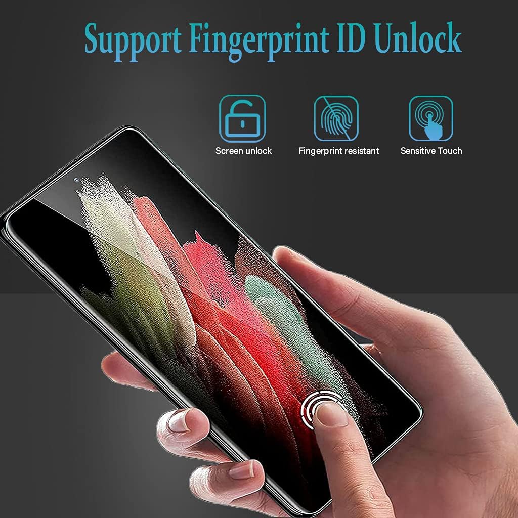 【3 1 Pack 】Galaxy S21 Plus Screen Protector, 3 Pack Tempered Glass Screen Protector, Camera Lens Protector, 9H Hardness Tempered Glass Screen Protector for Samsung Galaxy S21  Plus