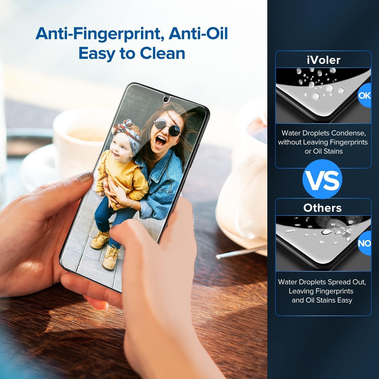 Protecteur d'écran pour Galaxy S23, lot de 3 films de protection d'écran en verre trempé【Lot de 3 et 1】1 lot de protecteurs d'objectif d'appareil photo en verre trempé, dureté 9H pour Samsung Galaxy S23 5G