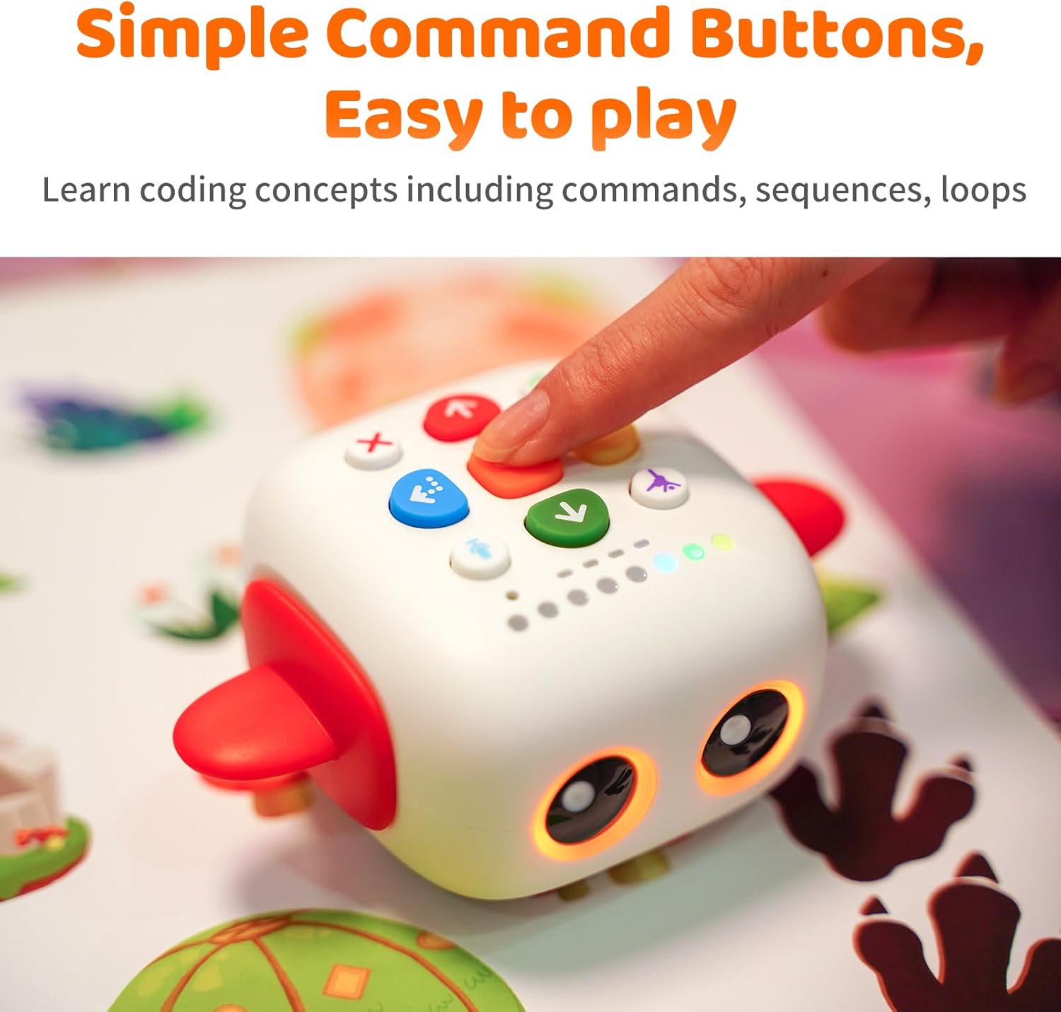 Upgraded Talebot Pro Coding Robot for Kids Aged 3-5, Education  Learning Toys for Toddlers to Learn Early Programming, Screen-Free STEM Robotics for Classroom Pre-k Homeschool · v3