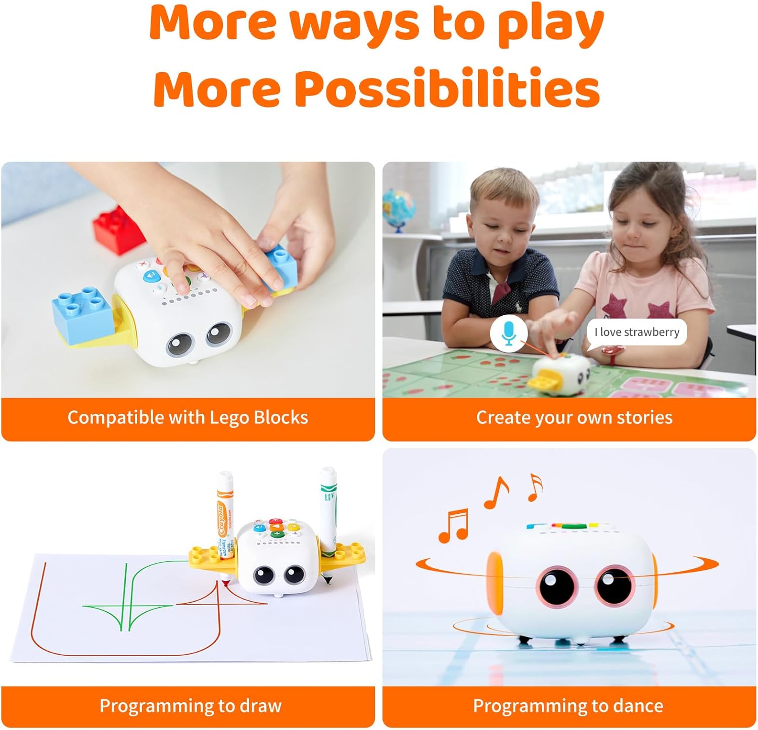 Upgraded Talebot Pro Coding Robot for Kids Aged 3-5, Education  Learning Toys for Toddlers to Learn Early Programming, Screen-Free STEM Robotics for Classroom Pre-k Homeschool · v3