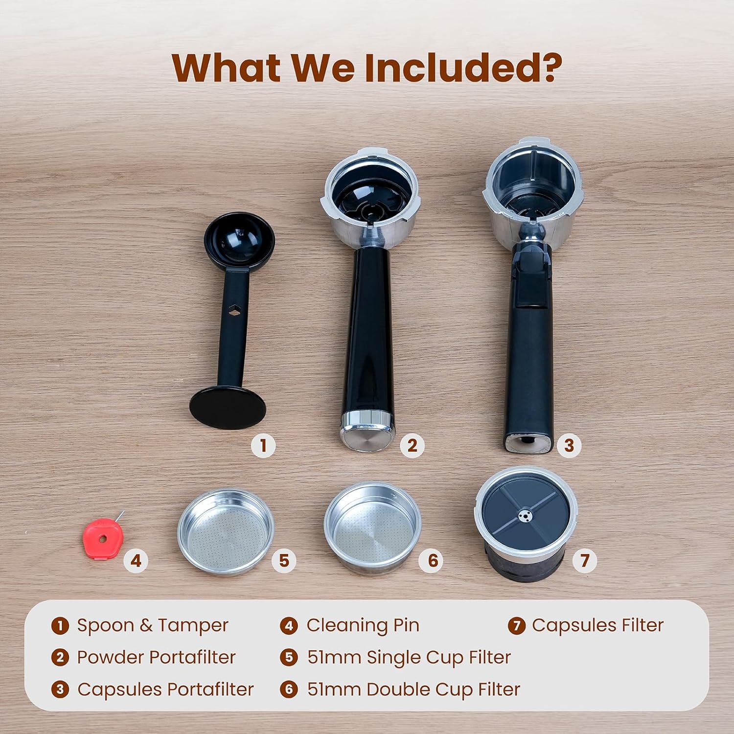 Gevi Espresso Machine 20 Bar with Portafilter for Nespresso Original Capsules and Coffee Powder, Professional Espresso Maker with Milk Frother, Super-Automatic Espresso Machines, Gift for Coffee Lover · v2