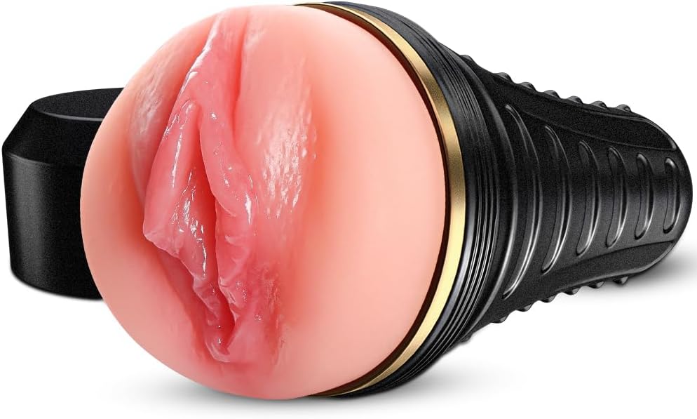 Male Masturbator,Kingdemer Realistic Pocket Pussy Vagina Textured with 7.5in Depth Lifelike Soft and Fleshy Texture,Penis Training Masturbators Sex Toy for Men · v2