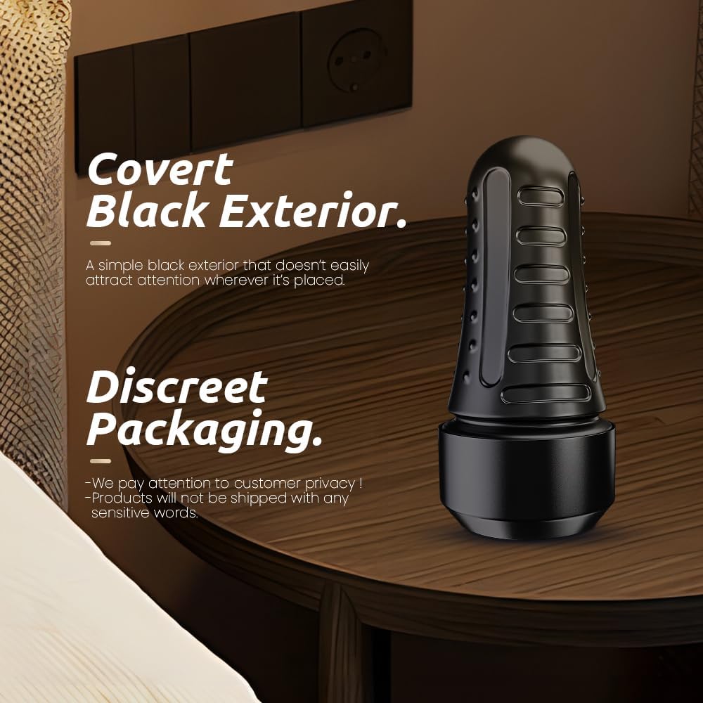Male Masturbator,Kingdemer Realistic Pocket Pussy Vagina Textured with 7.5in Depth Lifelike Soft and Fleshy Texture,Penis Training Masturbators Sex Toy for Men · v2