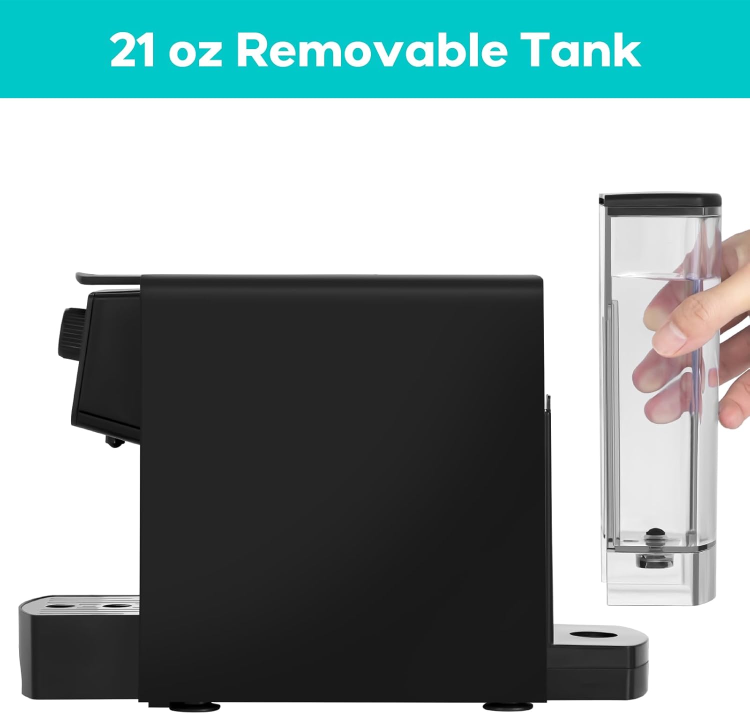 CASABREWS Espresso Machine for Nespresso Original Pods, 20 Bar Coffee Machine with 4 Brewing Modes and 21 oz Removable Water Tank, Compact Capsule Coffee Maker for Home or Office, Ideal Gifts for Mom · v2