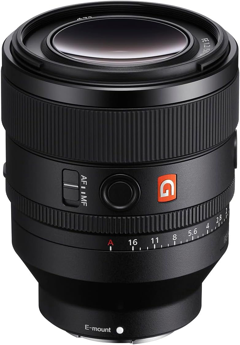عدسة Sony FE 50mm f/1.2 G Master، حزمة مع مجموعة مرشح Digital Essentials مقاس 72 مم وغطاء عدسة مقاس 19x19