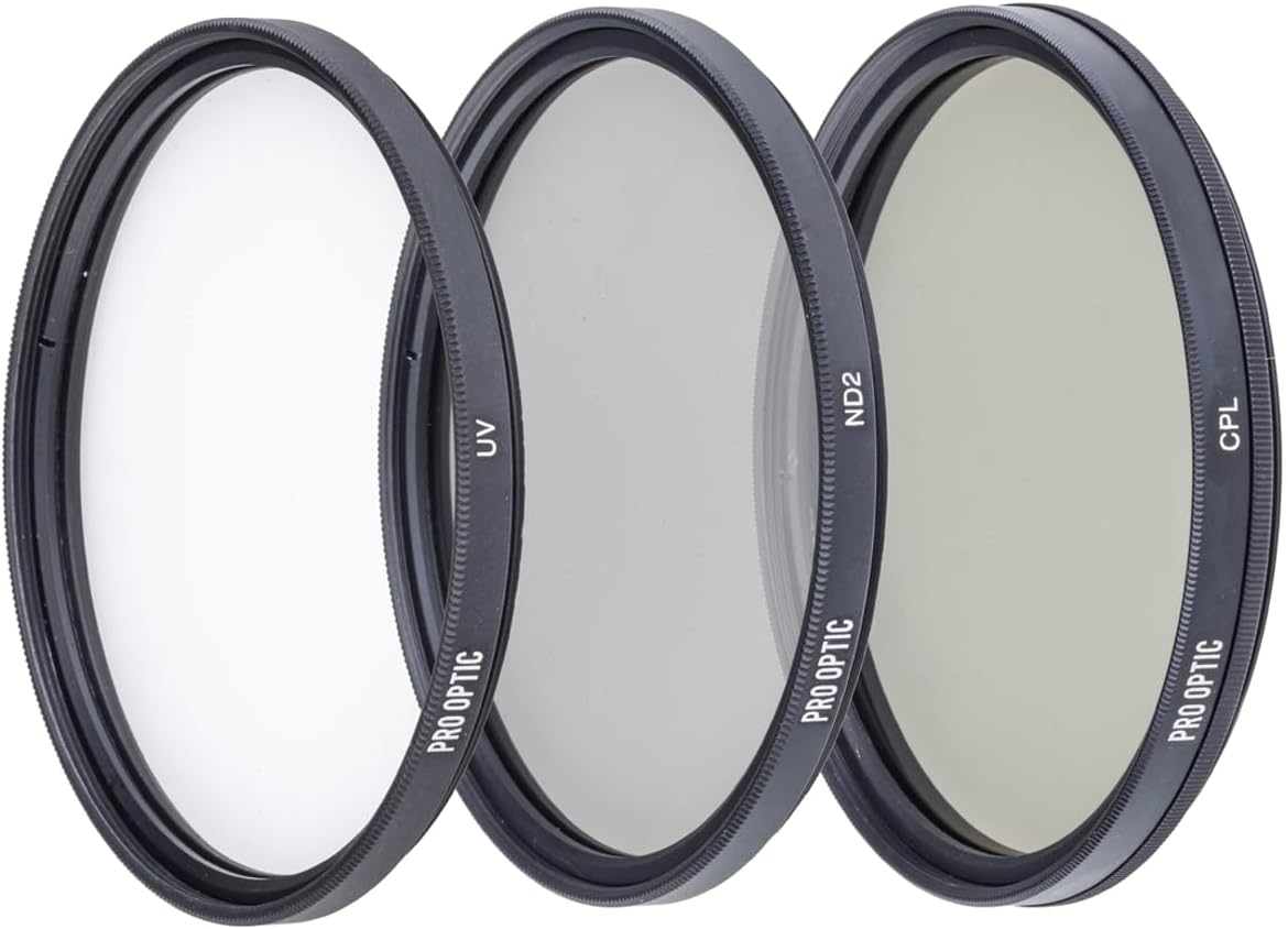عدسة Sony FE 50mm f/1.2 G Master، حزمة مع مجموعة مرشح Digital Essentials مقاس 72 مم وغطاء عدسة مقاس 19x19
