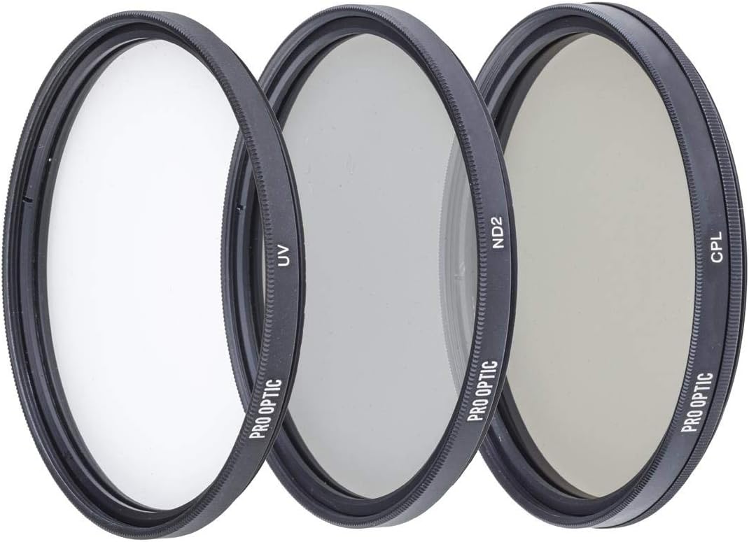 Sony FE 70—200 mm f/2,8 GM OSS Objektiv, Schwarz, Paket mit 77mm Digital Essentials Filterset und 19x19 Objektivverpackung
