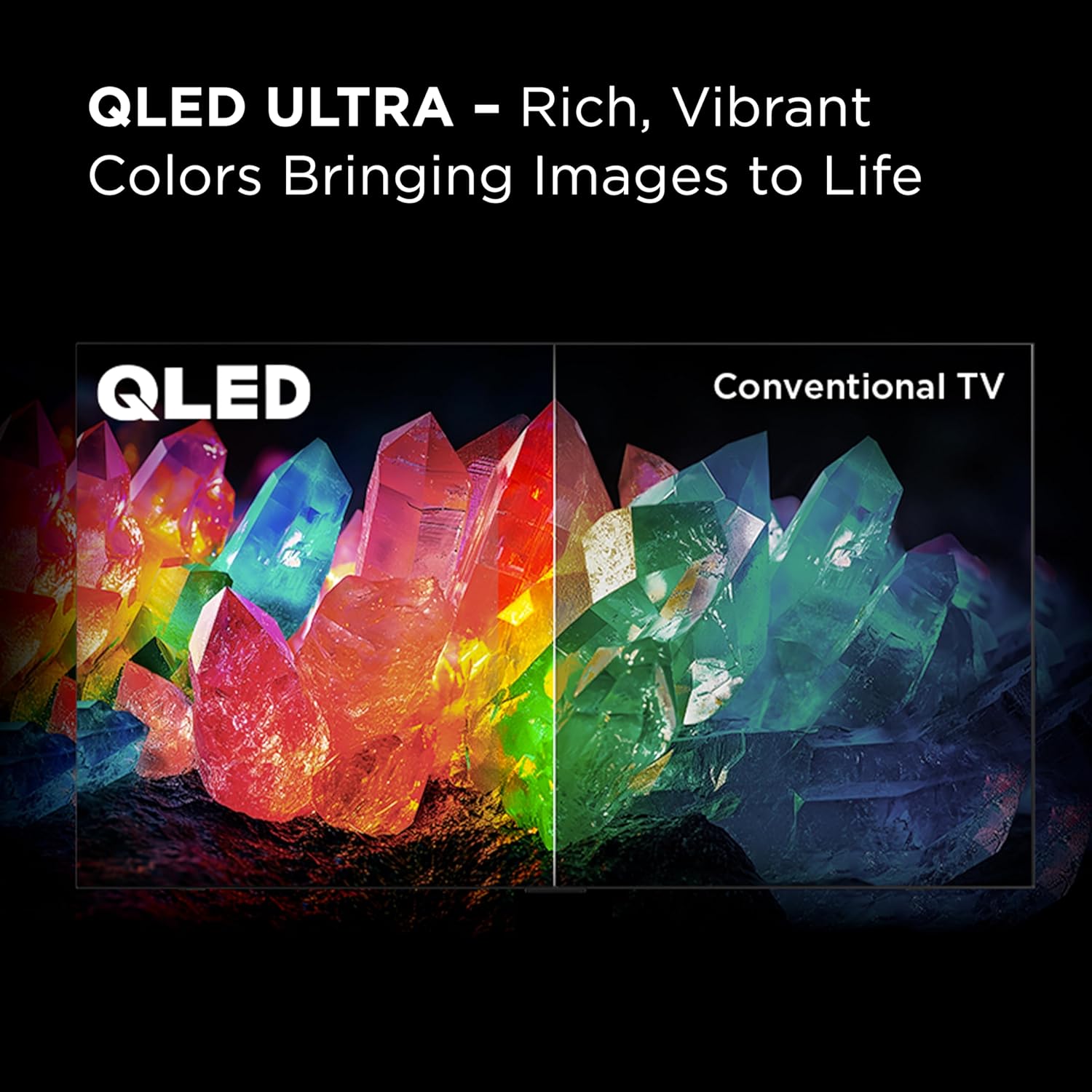 TCL 65-Inch QM7 QLED 4K Smart QD-Mini LED TV with Google TV (65QM751G, 2024 Model) Dolby Vision IQ, Dolby Atmos, HDR, Game Accelerator up to 240Hz, Voice Remote, Works with Alexa, Streaming Television · v3
