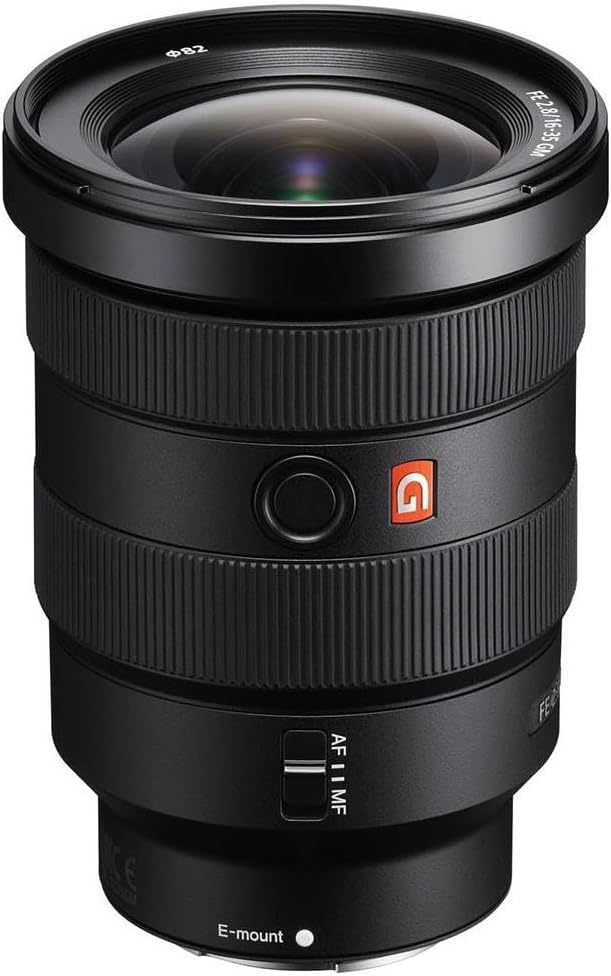 Sony FE 16-35mm f/2.8 GM Lens, Black, Bundle with 82mm Digital Essentials Filter Kit and 15x15 Lens Wrap · v6
