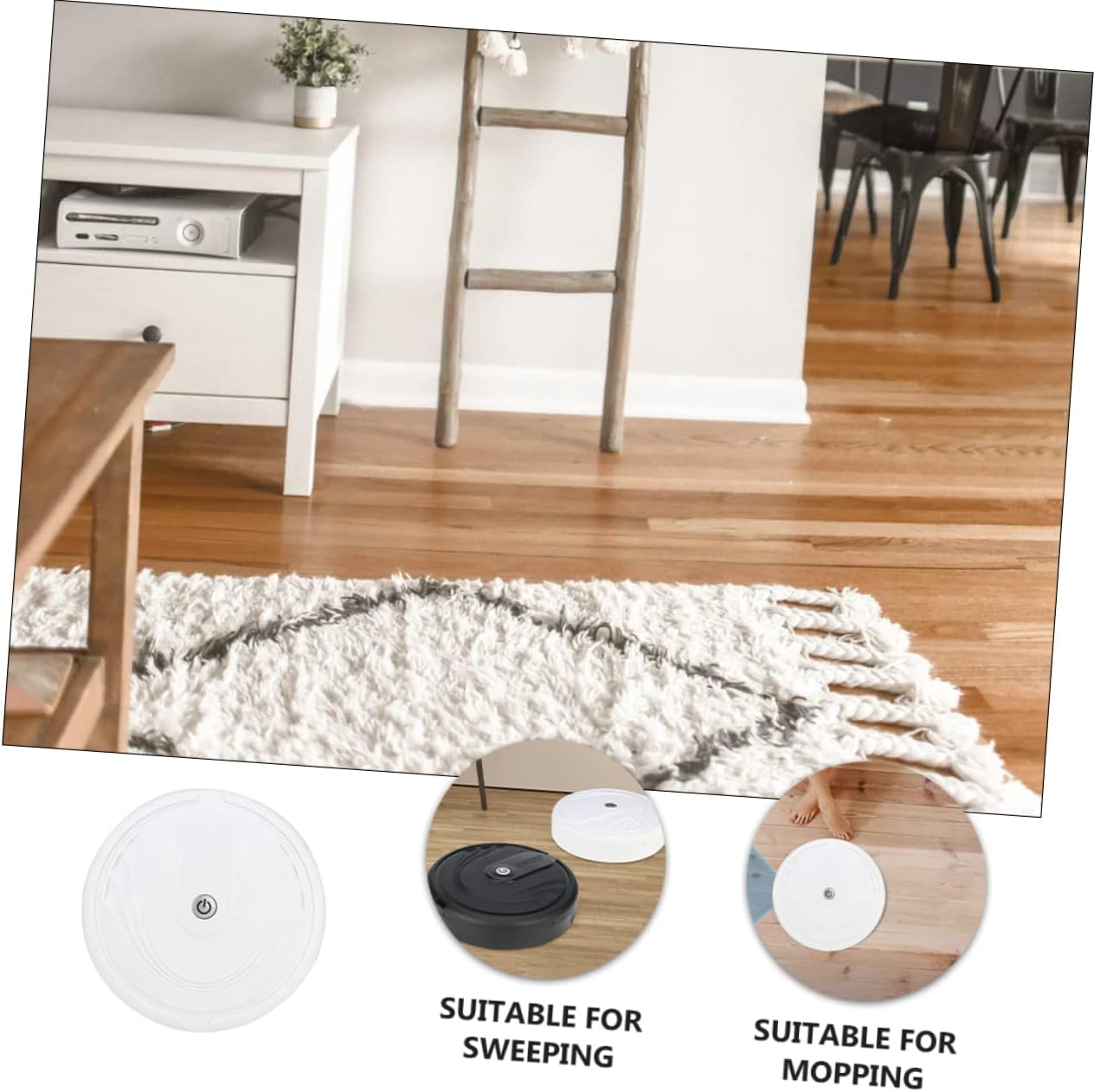 BESTOYARD 1pc Cleaning Toys Automatic Robot Sweeping Robot Floor Hair Cleaning Machine Vacuum Cleaning Machine Intelligent Sweeping Machine Robot Cleaner Home Use Intelligent Cleaner · v8