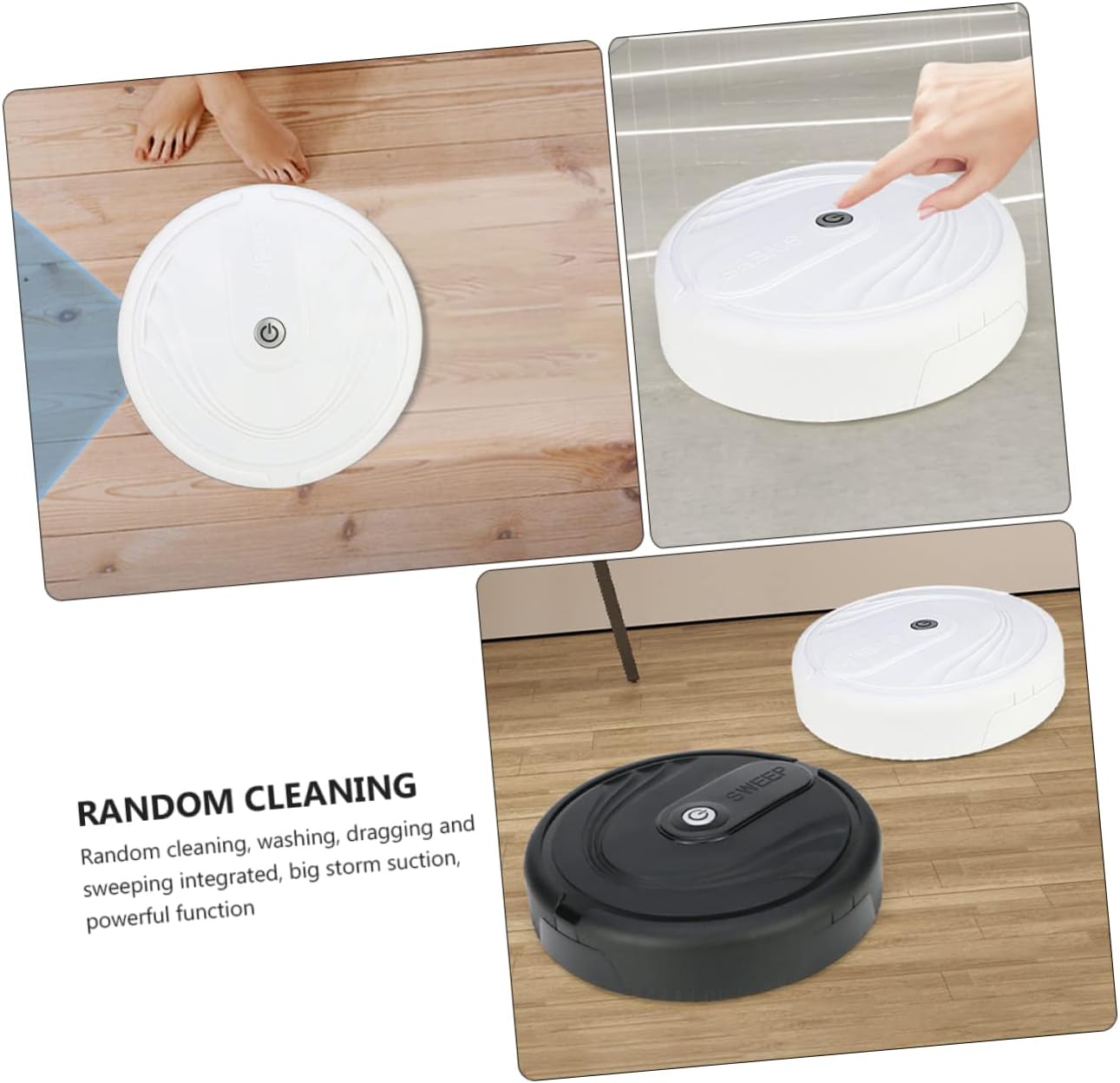 BESTOYARD 1pc Cleaning Toys Automatic Robot Sweeping Robot Floor Hair Cleaning Machine Vacuum Cleaning Machine Intelligent Sweeping Machine Robot Cleaner Home Use Intelligent Cleaner · v8