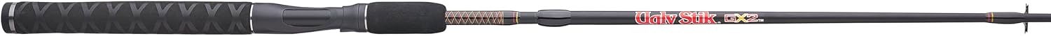 Ugly Stik 7 GX2 Spinning Rod, 4-Piece Fishing Rod, Medium Rod Power, 6-15 lb Line Rating, 1/8-5/8 oz Lure Rating · v3