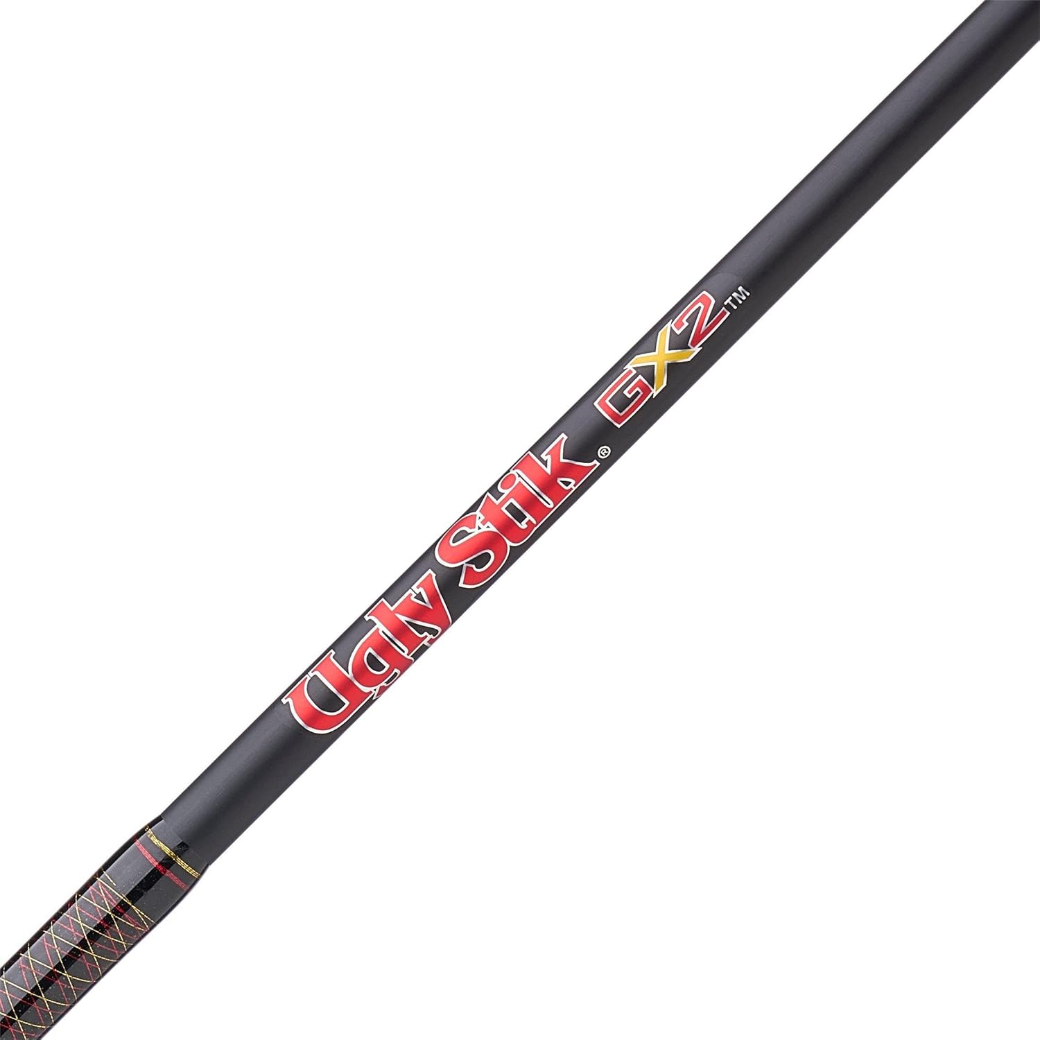 Ugly Stik 7 GX2 Spinning Rod, 4-Piece Fishing Rod, Medium Rod Power, 6-15 lb Line Rating, 1/8-5/8 oz Lure Rating · v3