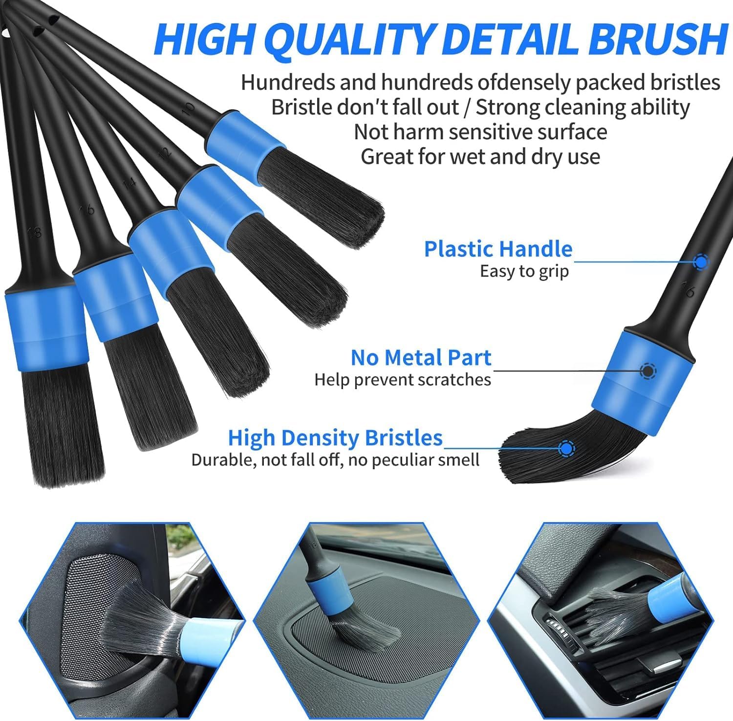 17Pcs Car Detailing Kit, Car Cleaning Kit with High Power Handheld Vacuum, Detailing Brush Set, Windshield Cleaning Tool, Microfiber Towels, Complete Car Cleaning Supplies · v2