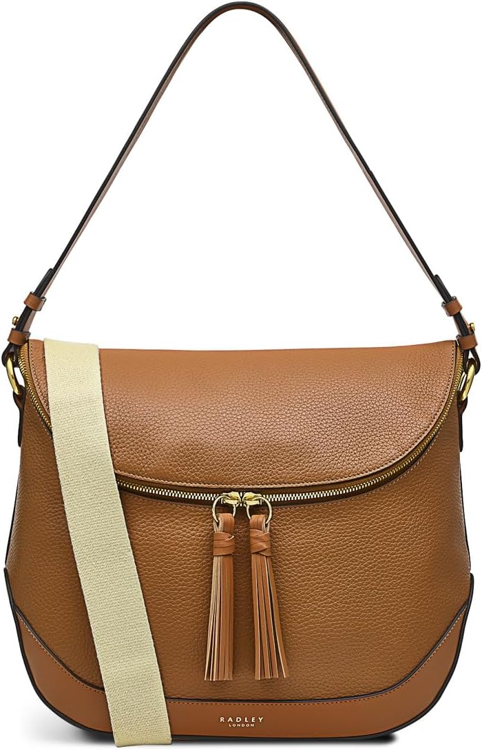 RADLEY London Milligan Street - 여성용 가죽 숄더백 - 중간 사이즈 지갑 - 여성용 숄더 핸드백