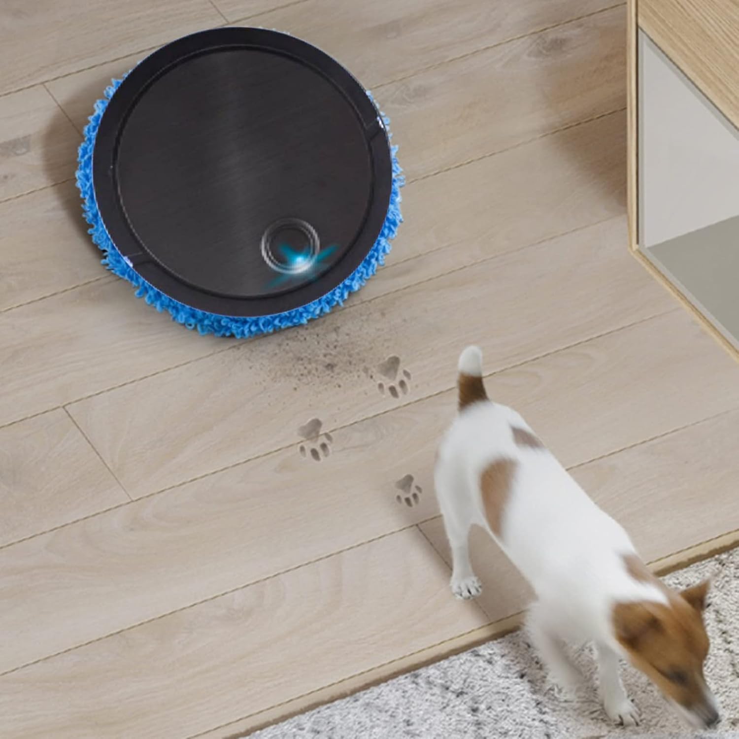 Intelligent Floor Sweeper USB Smart Robot Cleaner Automatic Cleaning Robot Wet Dry Smart Sweeper for Floor Cleaning Black, Intelligent Floor Sweepers · v2